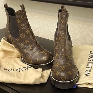 Louis Vuitton Signature Logo Booties